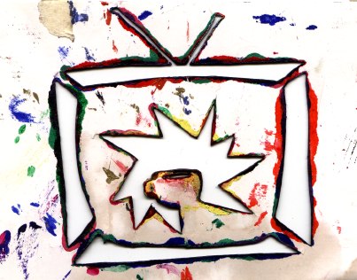 tv explode cup